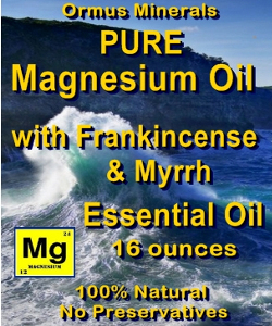 Ormus Minerals -Pure Magnesium Oil with Frankincense and Myrrh EO Ormus Minerals -Pure Magnesium Oil with Frankincense and Myrrh EO