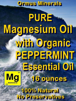 Ormus Minerals -Pure Magnesium Oil with Organic Peppermint EO Ormus Minerals -Pure Magnesium Oil with Organic Peppermint EO