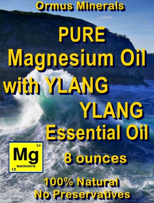 Ormus Minerals -Pure Magnesium Oil with YLANG YLANG EO Ormus Minerals -Pure Magnesium Oil with YLANG YLANG EO