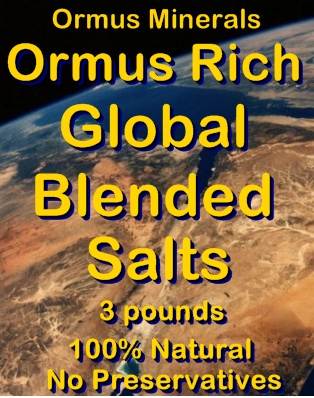 Ormus Minerals -Red Sea Salt from Israel with Ormus Rich Global Blended Salts Ormus Minerals -Red Sea Salt from Israel with Ormus Rich Global Blended Salts