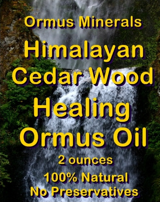 Ormus Minerals -Himalayan Cedar Wood Healing Ormus Oil Ormus Minerals -Himalayan Cedar Wood Healing Ormus Oil
