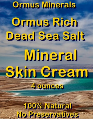 Ormus Minerals -Ormus Rich Dead Sea Salt Mineral Skin Cream Ormus Minerals -Ormus Rich Dead Sea Salt Mineral Skin Cream