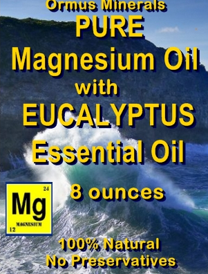 Ormus Minerals -Pure Magnesium Oil with EUCALYPTUS EO Ormus Minerals -Pure Magnesium Oil with EUCALYPTUS EO