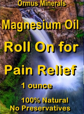 Ormus Minerals -Magnesium Oil Roll On for Pain Relief Ormus Minerals -Magnesium Oil Roll On for Pain Relief