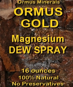 Ormus Minerals -Ormus GOLD Magnesium Dew Spray Ormus Minerals -Ormus GOLD Magnesium Dew Spray