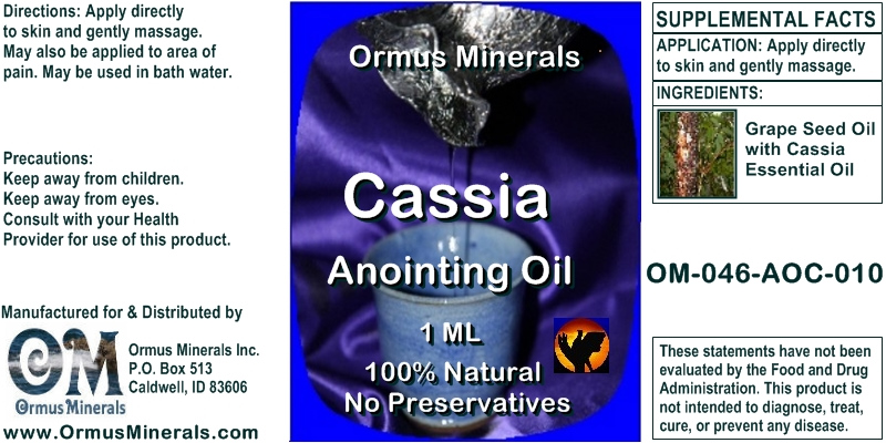 Anointing Oil Cassia Anointing Oil Cassia