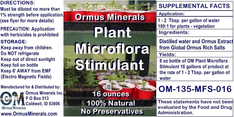 Ormus Minerals Plant Microflora Stimulant Ormus Minerals Plant Microflora Stimulant